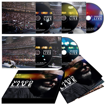 Vasco Rossi, VASCO LIVE Milano Sansiro | 2CD + 2DVD + Blu-ray Box Set 1