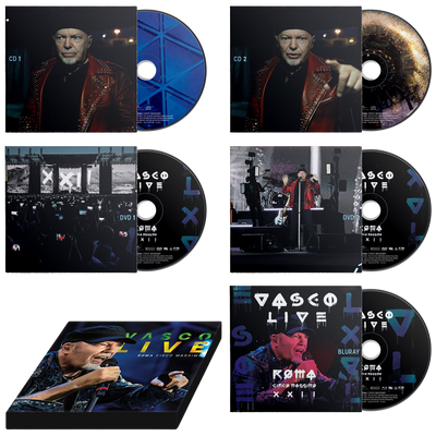 Vasco Rossi, VASCO LIVE - Roma Circo Massimo | 2CD + 2DVD + Blu-ray 1