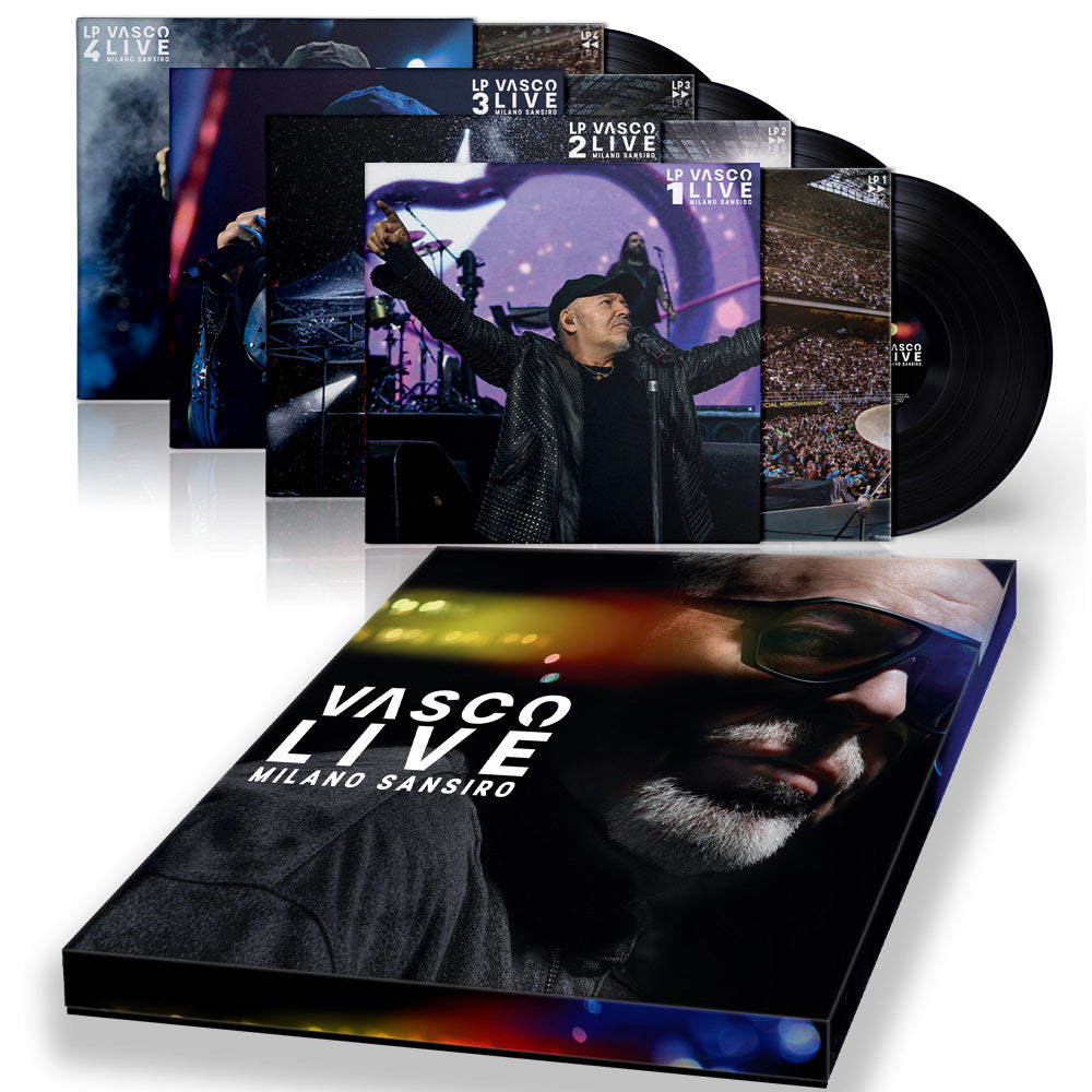 VASCO LIVE Milano Sansiro | 4 LP Box Set Numerato