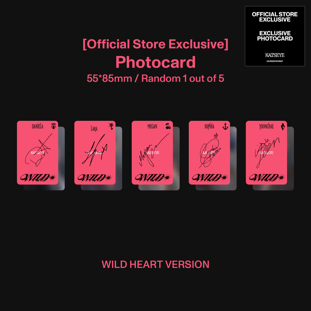 WILD | CD Esclusivo (Wild Heart ver.) + Card Autografata