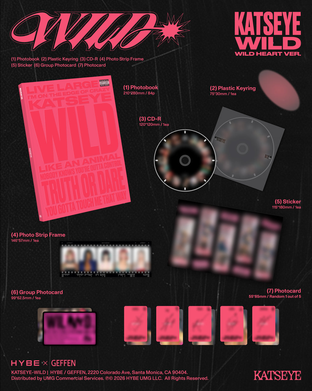 WILD | CD Standard (Wild Heart ver.) + Card Autografata