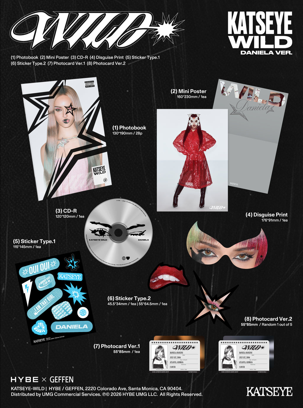 WILD | CD Member ver. ''Daniela''