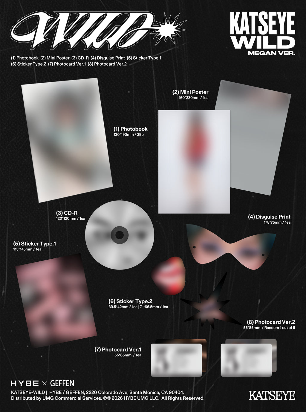WILD | CD Member ver. ''Megan''