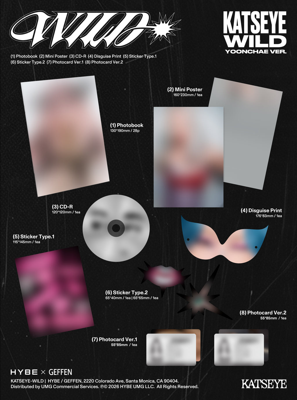 WILD | CD Member ver. ''Yoonchae''