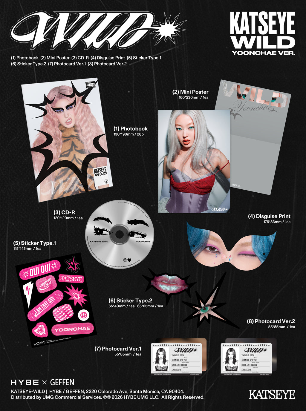 WILD | CD Member ver. ''Yoonchae''