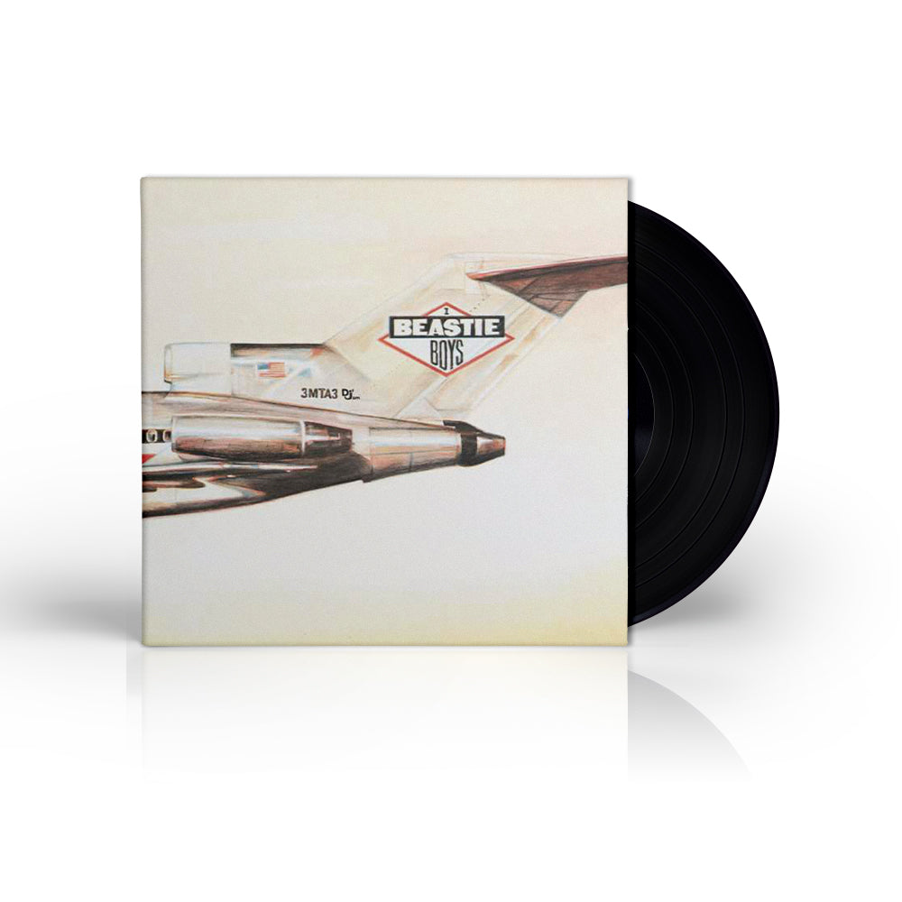 Vinile nero e custodia del primo album in studio di Beastie Boys Licensed to Ill