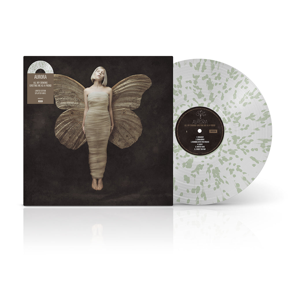ristampa del nuovo album di Aurora nella versione su vinile colorato splatter