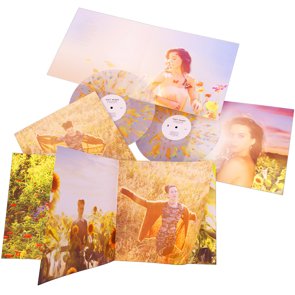 La ristapa su vinile di Prism di Katy Perry in occasione del Decimo anniversario dall'uscita dell'album, il contenuto è di 2 vinili colorati e un photobook con immagini e fotografie mai viste prima.