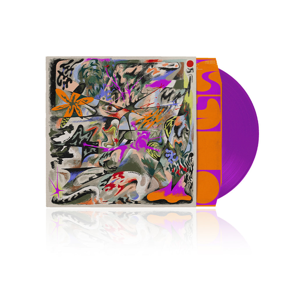 nuovo album di ibisco dal titolo languore nella versione stampata su disco in vinile colorato fuscsia