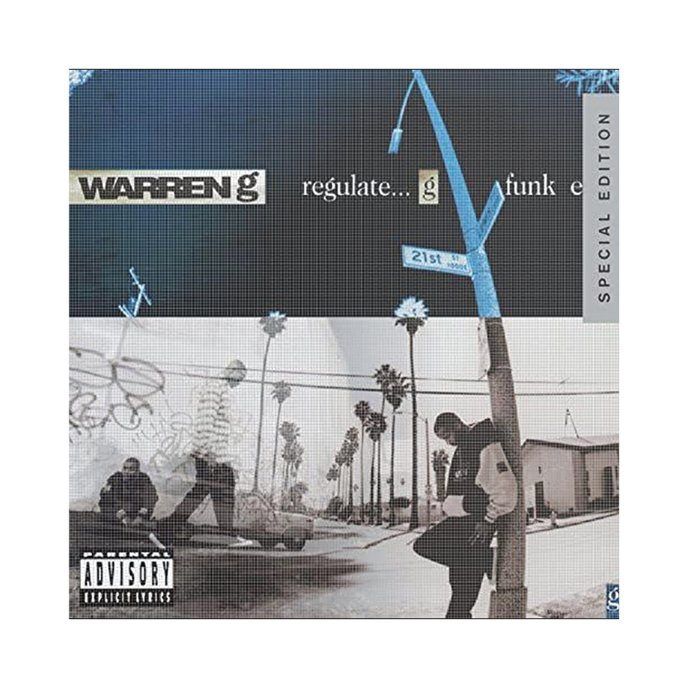 Copertina con immagini street hip hop dell'album Regulate...G Funk Era di Warren G