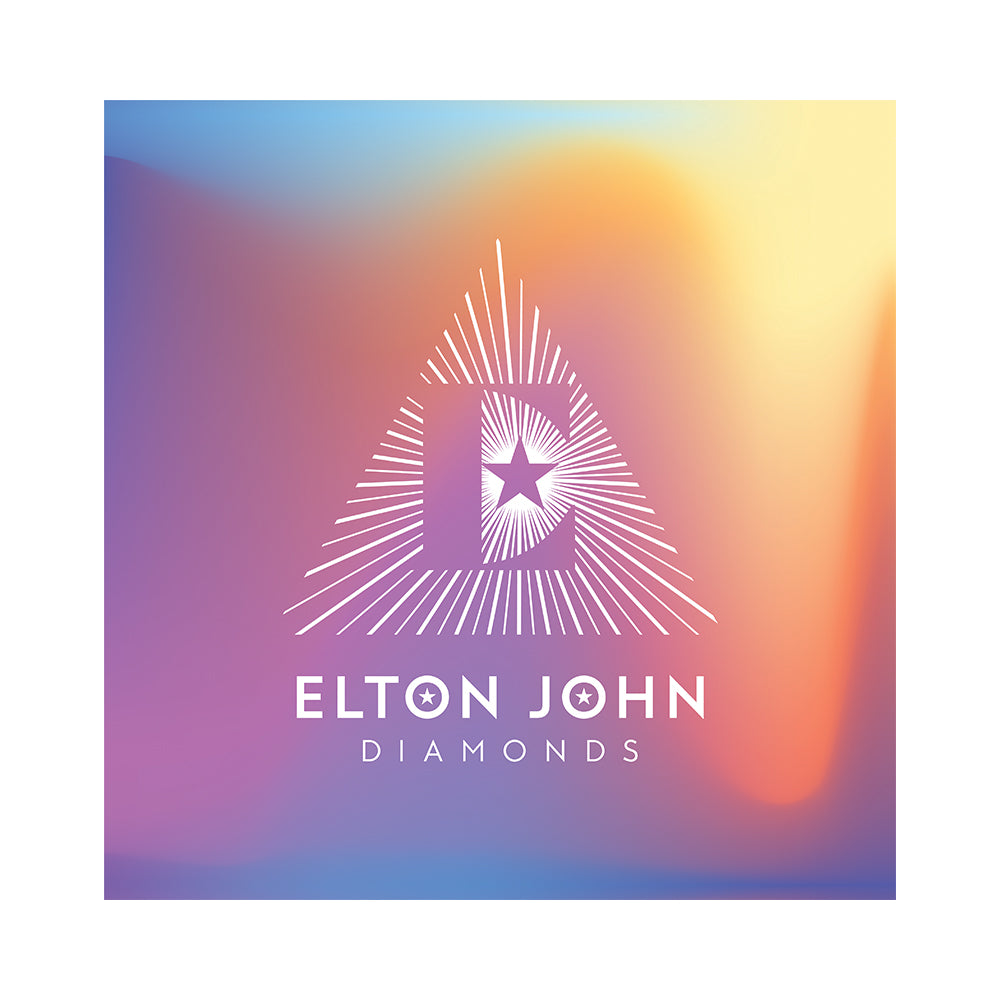 copertina dell'album diamond con i brani più di successo della sua carriera scelti personalmente da elton john