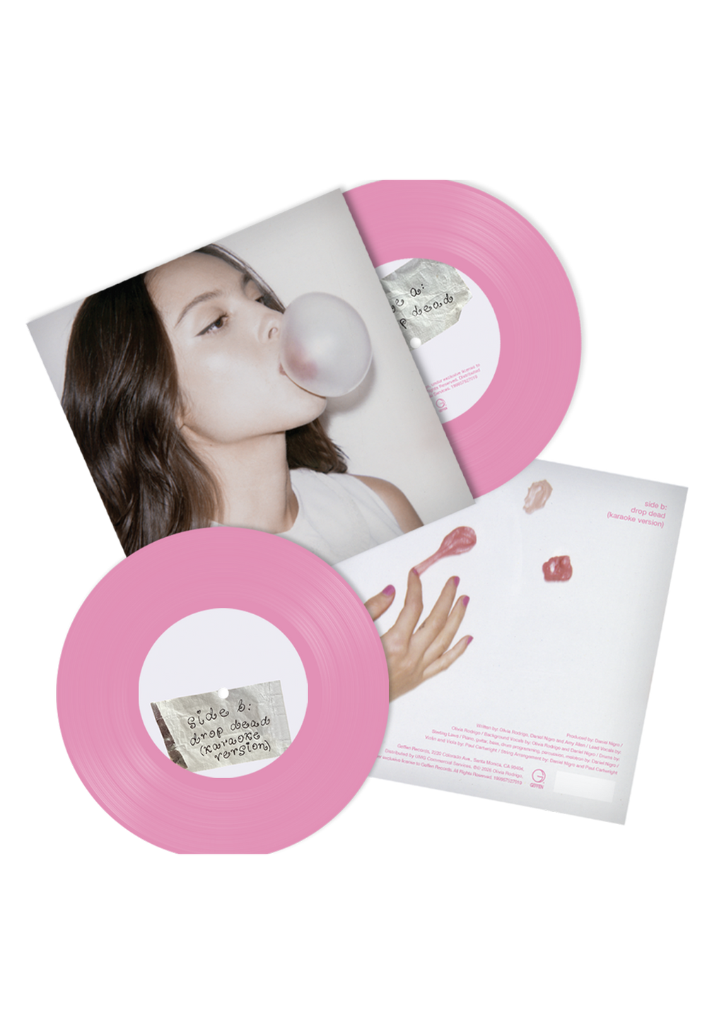 drop dead | Vinile 7'' rosa chewing gum