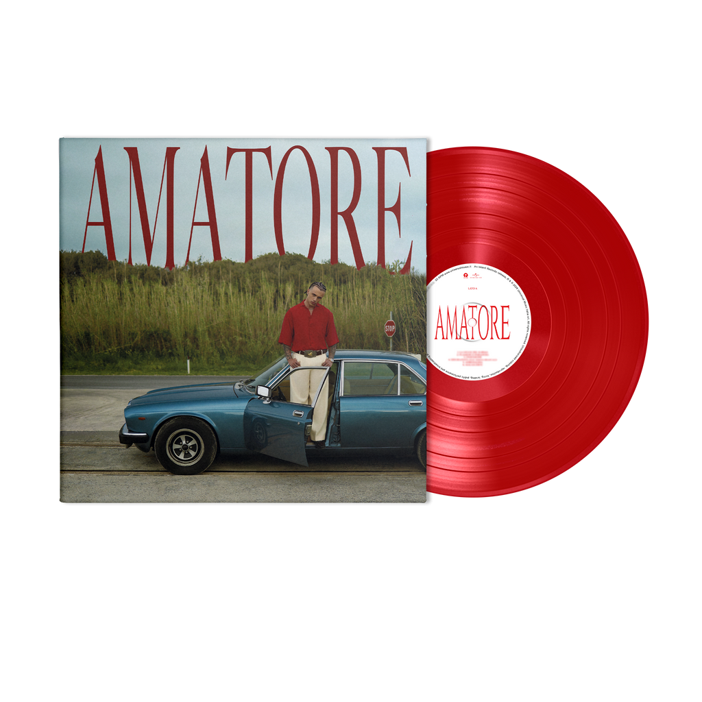 AMATORE | Vinile Alt Cover Colorato Numerato + Poster Autografato