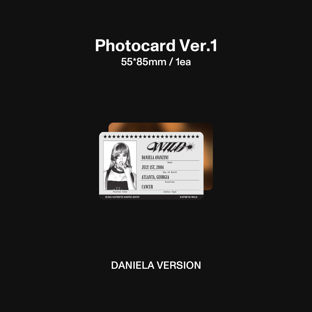 WILD | CD Member ver. ''Daniela''