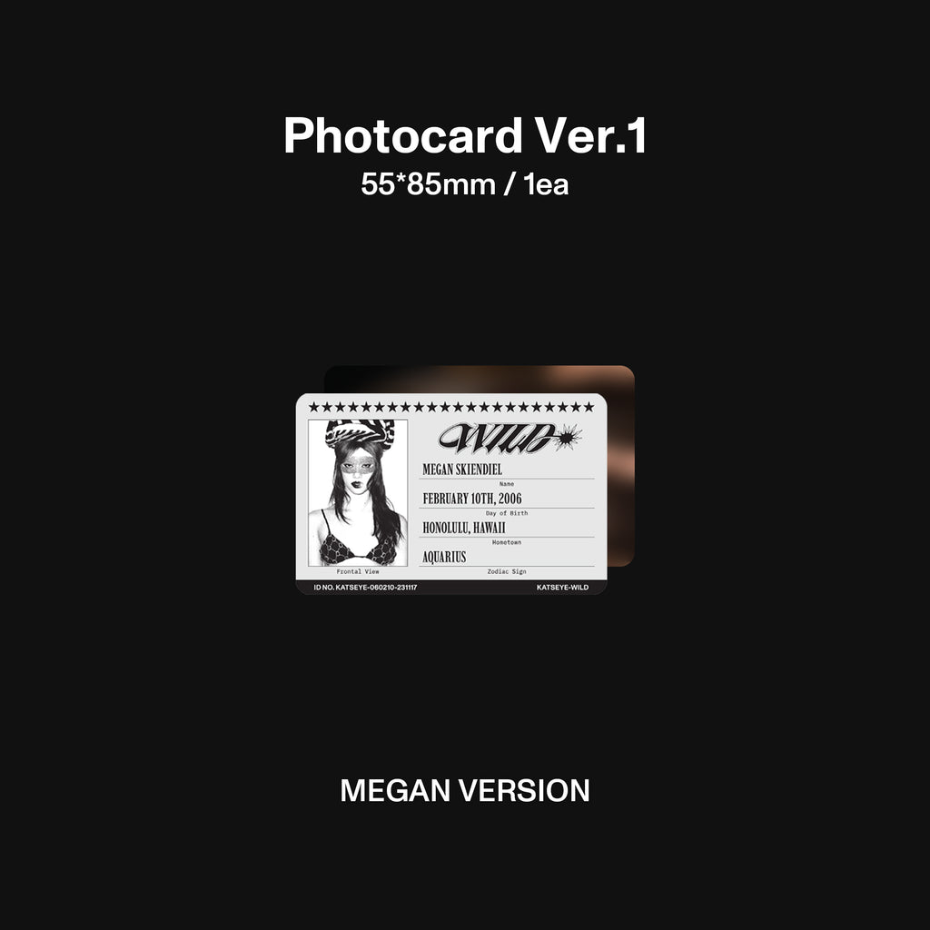 WILD | CD Member ver. ''Megan''