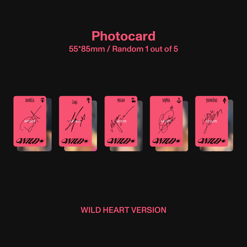 WILD | CD Esclusivo (Wild Heart ver.) + Card Autografata