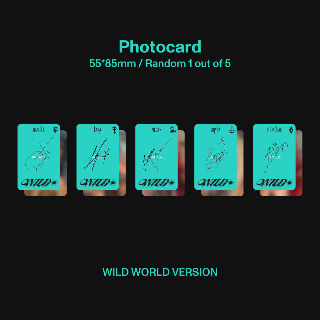 WILD | CD Esclusivo (Wild World ver.) + Card Autografata