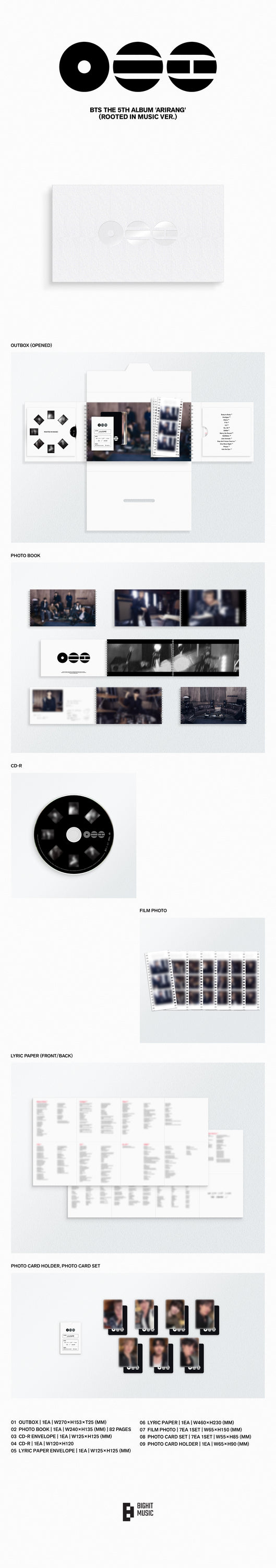 CD Box Arirang Nuovo album dei BTS | Universal Music Italia Shop