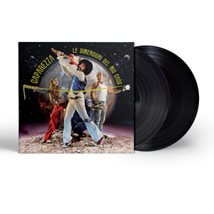 doppio vinile nero 2 LP 33 giri del rapper pugliese caparezza album musicale le dimensioni del mio caos