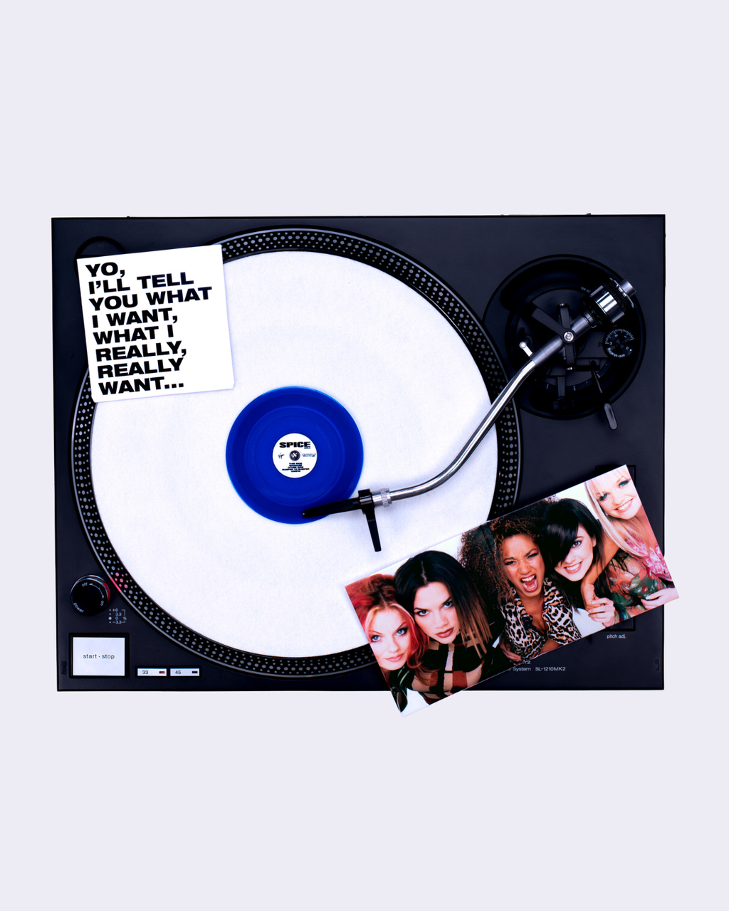 Wannabe / Bumper To Bumper | 45 Giri Colorato Tiny Vinyl Edition