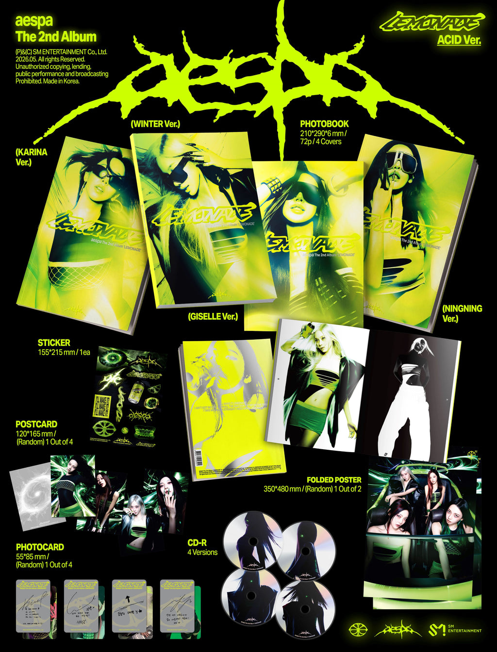 LEMONADE - The 2nd Album | CD ACID ver.