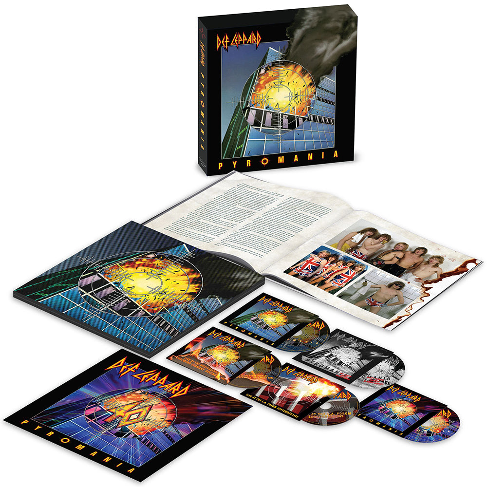 Pyromania Super Deluxe | 4 CD + 1 Blu-ray Boxset
