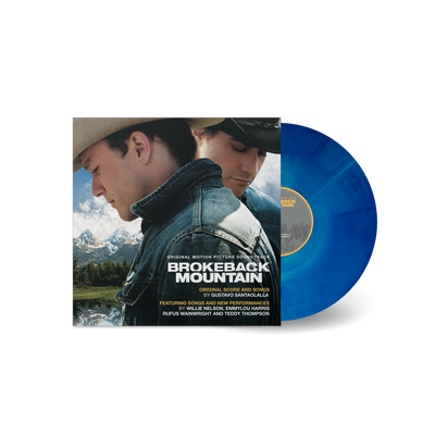 vinile colorato LP 33 giri blu con sfumature colonna sonora film originale brokeback mountain
