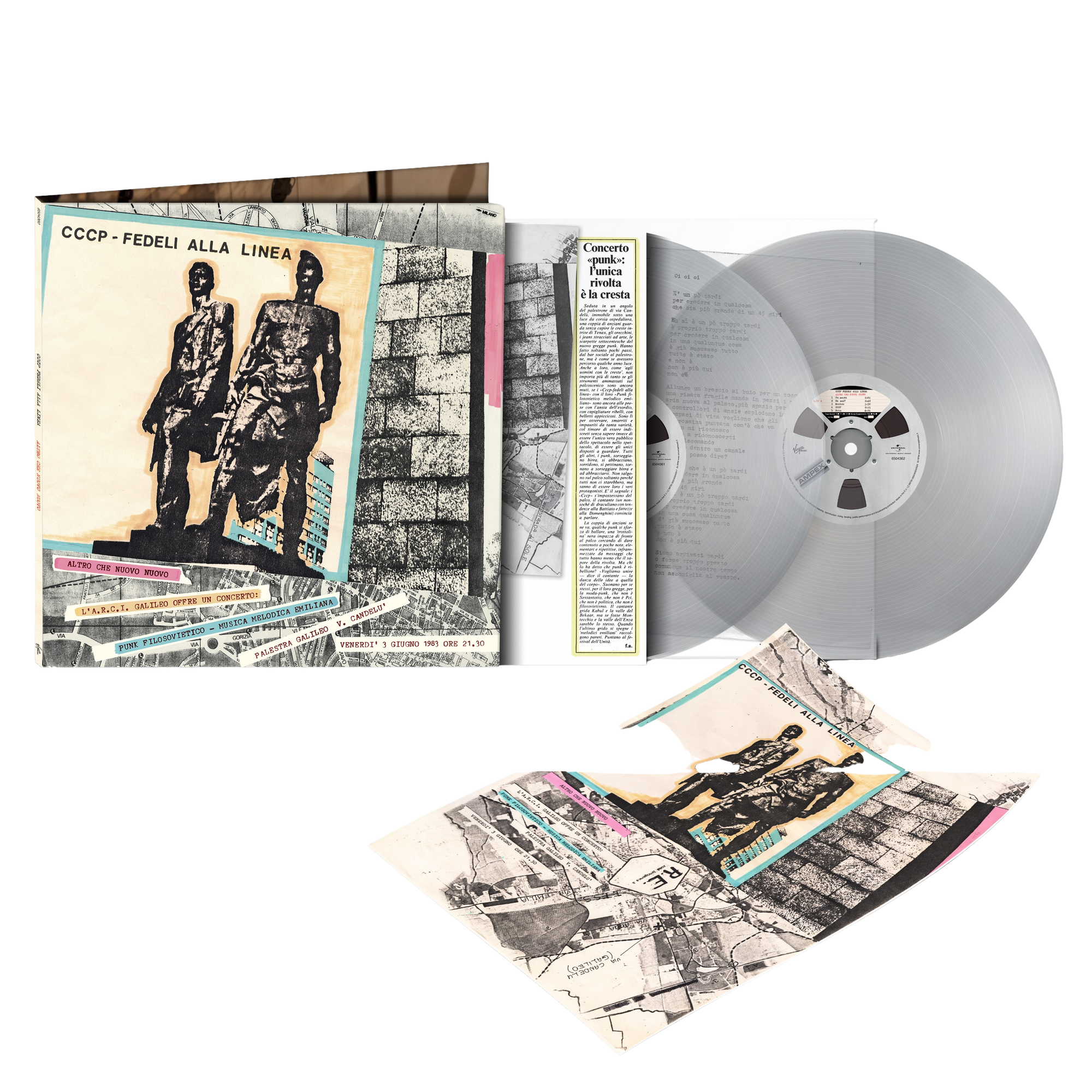CCCP – Fedeli Alla Linea, Altro che Nuovo Nuovo | Doppio Vinile Crystal Numerato Experience Edition 1