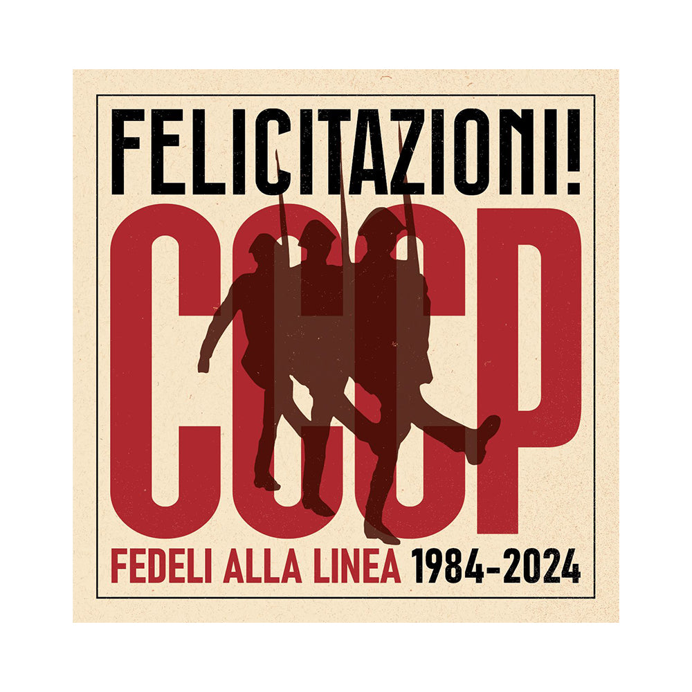 copertina esterna “FELICITAZIONI!” D2C 2 LP CCCP – Fedeli Alla Linea