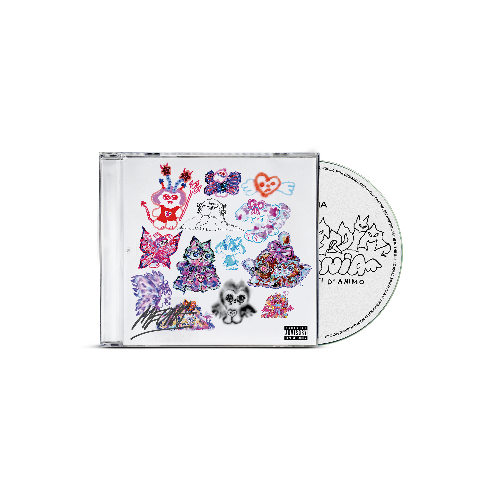 DISCORDIA, ARMONIA E ALTRI STATI D’ANIMO | CD Cover 3 Autografato Numerato