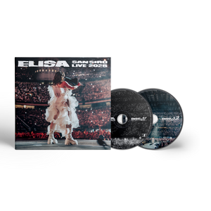 doppio CD con libro di 48 pagine del live 2025 di Elisa a San Siro con ospiti e foto ineditie del pubblico del concerto emozionante