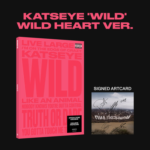 WILD | CD Esclusivo (Wild Heart ver.) + Card Autografata