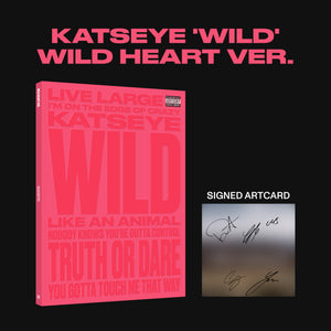 WILD | CD Standard (Wild Heart ver.) + Card Autografata