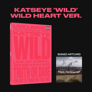 WILD | CD Standard (Wild Heart ver.) + Card Autografata