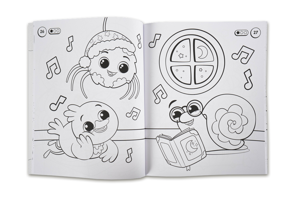 Whiskey & I Suoi Amici - Ascolta e Colora | Libro da colorare