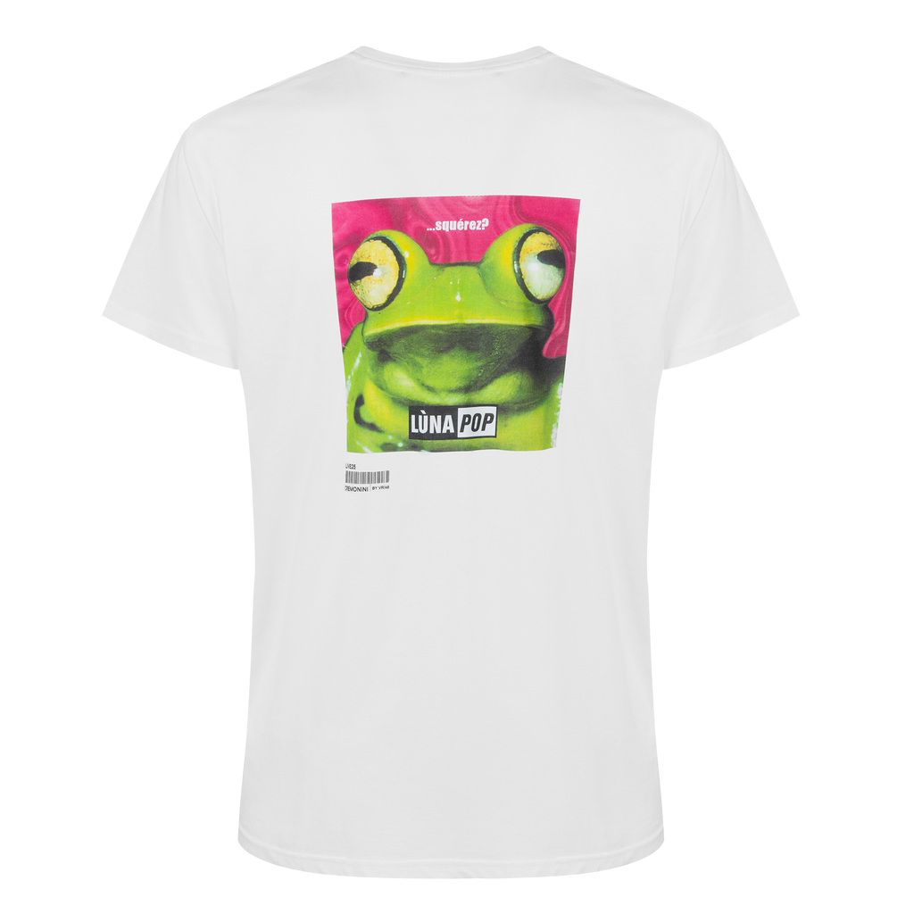 Lùnapop …squèrez? | T-Shirt Bianca
