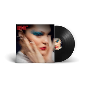 nuovo album di jessie j con copertina con foto sfocata e vinile nero 33 giri in vista