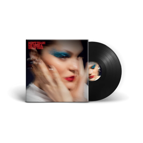 nuovo album di jessie j con copertina con foto sfocata e vinile nero 33 giri in vista
