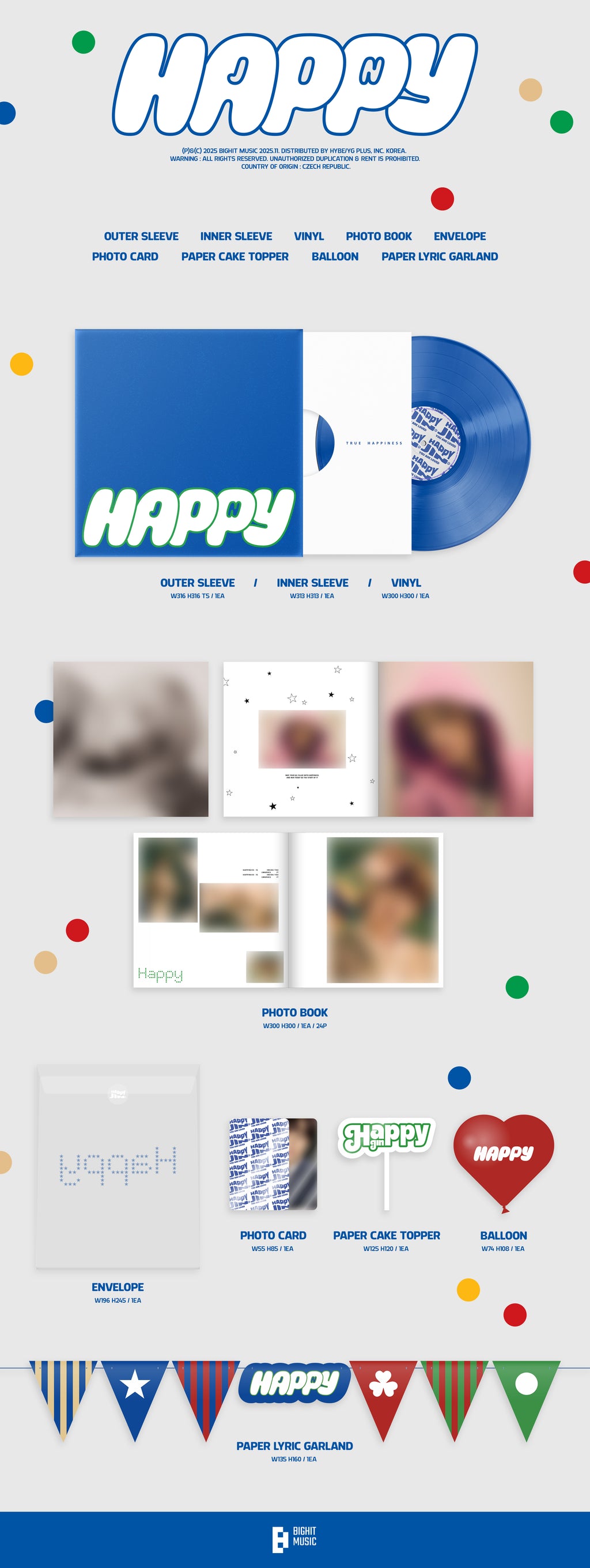 Happy | Vinile Colorato
