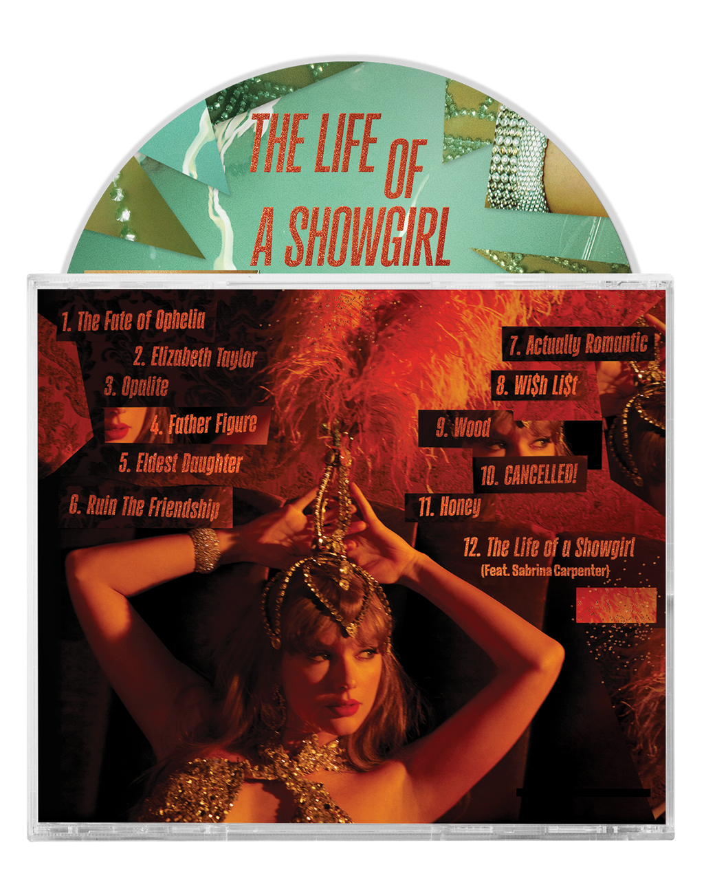 THE LIFE OF A SHOWGIRL | CD Sweat And Vanilla Perfume + Poster