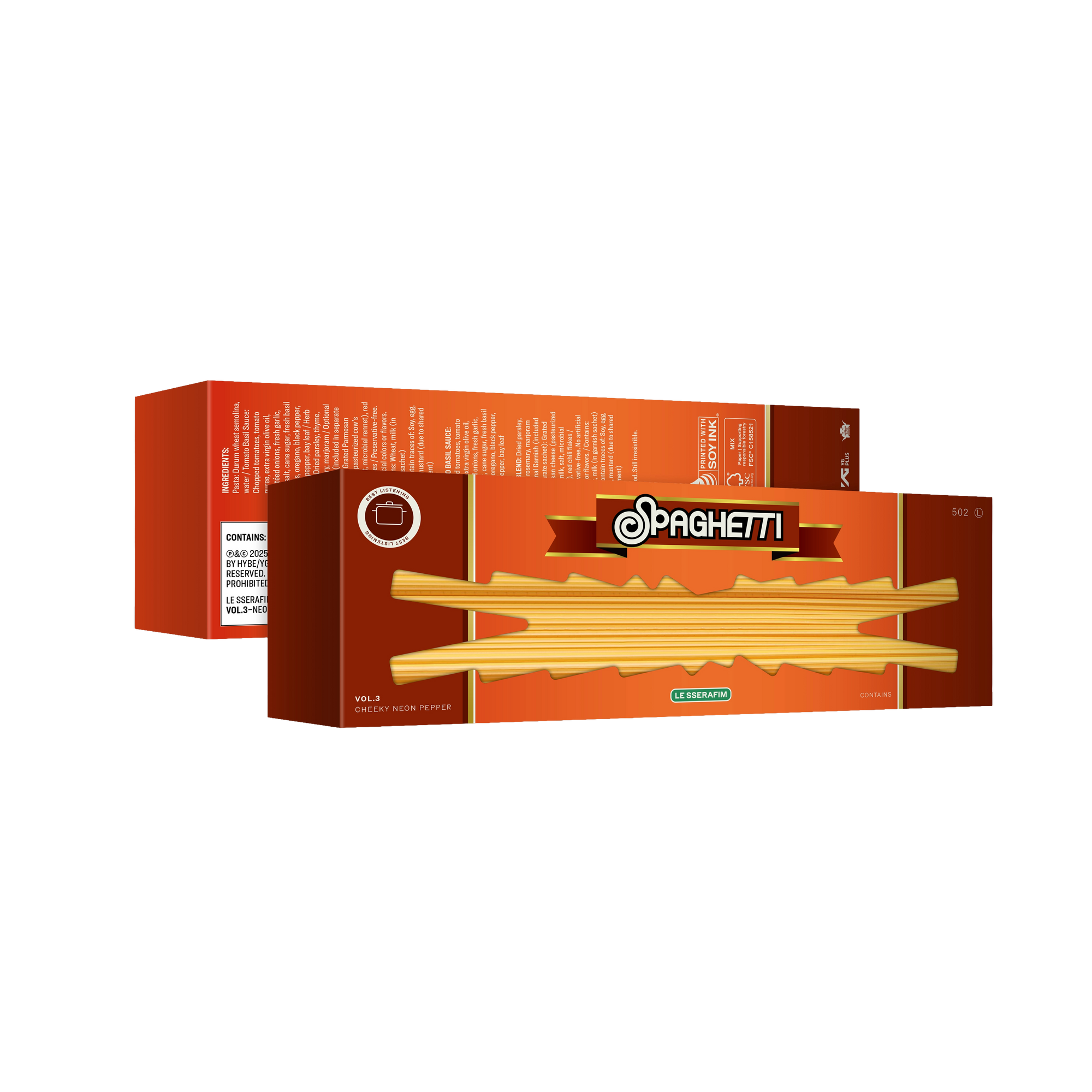 SPAGHETTI | CD Cheeky Neon Pepper version