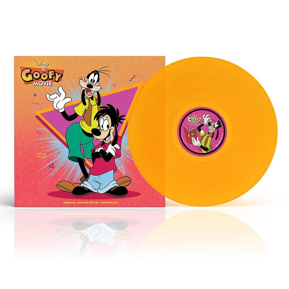 disney il film di pluto colonna sonora originale su vinile LP 3 giri colorato arancione trasparente con copertina cartone animato goofy movie