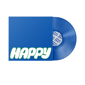 musica kpop su vinile colorato blu dei bts album solista dal titolo happy del componente jin, store ufficiale italiano