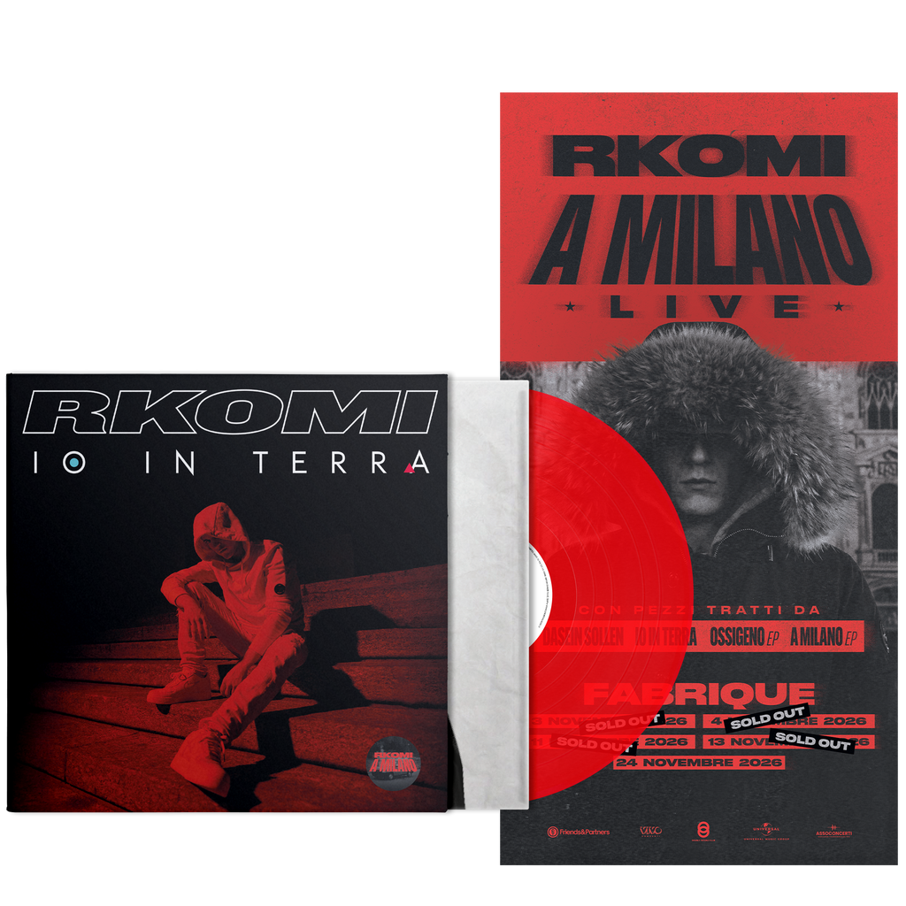 Io In Terra (A Milano) | Vinile Colorato Alt Cover + Poster Autografato