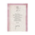 Sincerely, | Vinile Standard Pink + Card Autografata