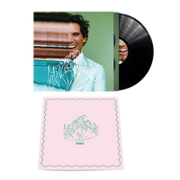 LP in vinile nero nuovo album di mika hyperlove con card dei crediti e busta personalizzata con copertina con foto del cantante sullo store online ufficiale di mikaper la musica i vinili i cd e il merch ufficiale