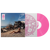 nuovo album di Anna Pepe in vinile rosa trasparente Million Dollar Babe Dollar Edition vinile LP fucsia autografato colored vinyl con copertina raffigurante l artista seduta su una spiaggia davanti a un relitto aereo in fiamme e inserto esclusivo con grafica rosa decorata da cristalli
