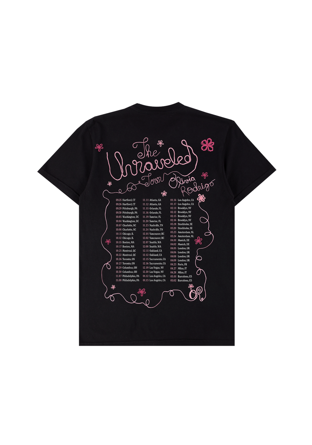 the unraveled tour | T-shirt