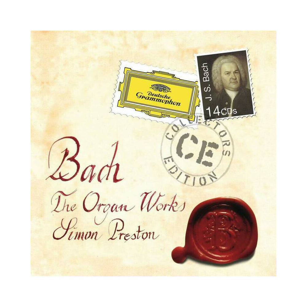 Cover le musiche per organo di Bach interpretate da Simon Preston
