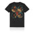 retro maglietta t-shirt some girls con le facce dei componenti della bandmaniche corte merch ufficiale the rolling stones lingua